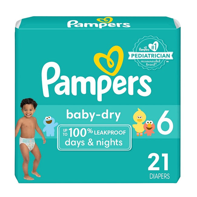 Pampers Baby Dry Diapers Size 6 Diapers 21