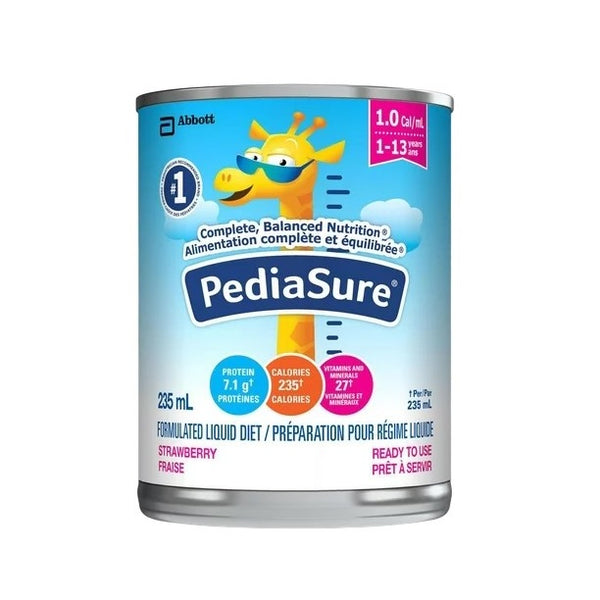 Pediasure Formulated Liquid Diet Ready To Serve Strawberry 235mL