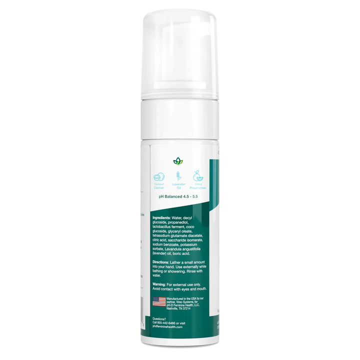 pH-D Feminine Health Boric Acid Sensitive Foam Wash 177mL - HaloHealthcare.com