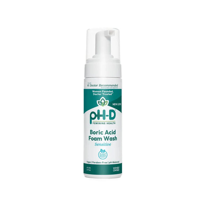 pH-D Feminine Health Boric Acid Sensitive Foam Wash 177mL - HaloHealthcare.com