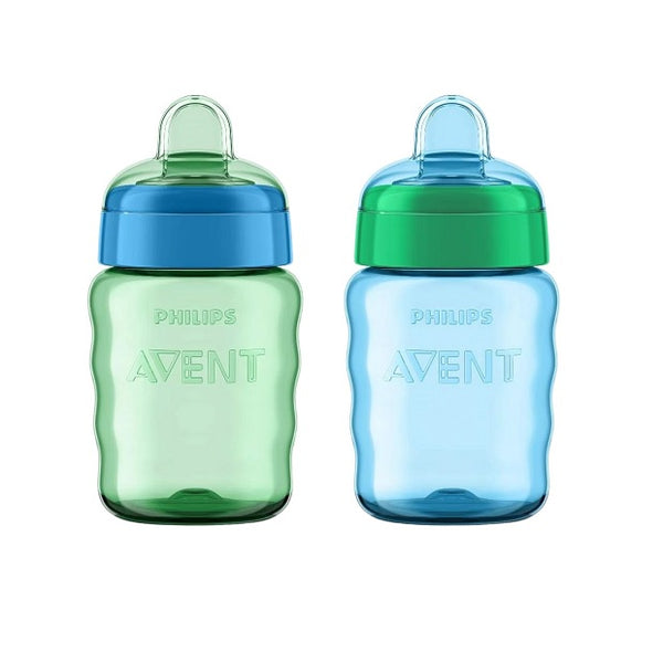 Philips Avent My Easy Sippy Cup Classic Spout 9oz 2 Pack (Various Colours)