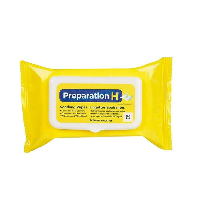 Preparation H Soothing Wipes 48 Wipes