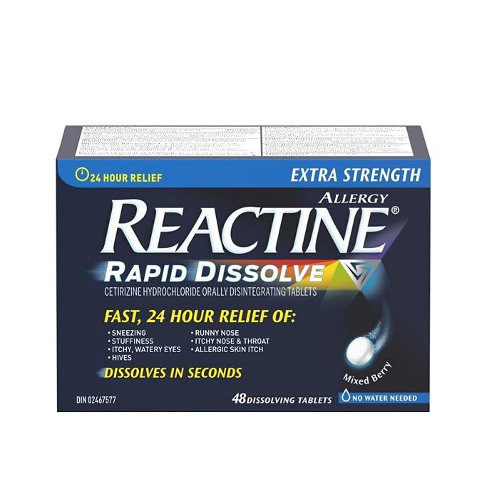 Reactine Allergy Rapid Dissolve Tablets Extra Strength