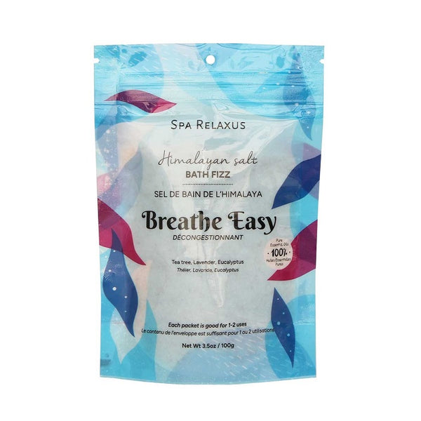 Relaxus Himalayan Salt Bath Fizz Breathe Easy 100g