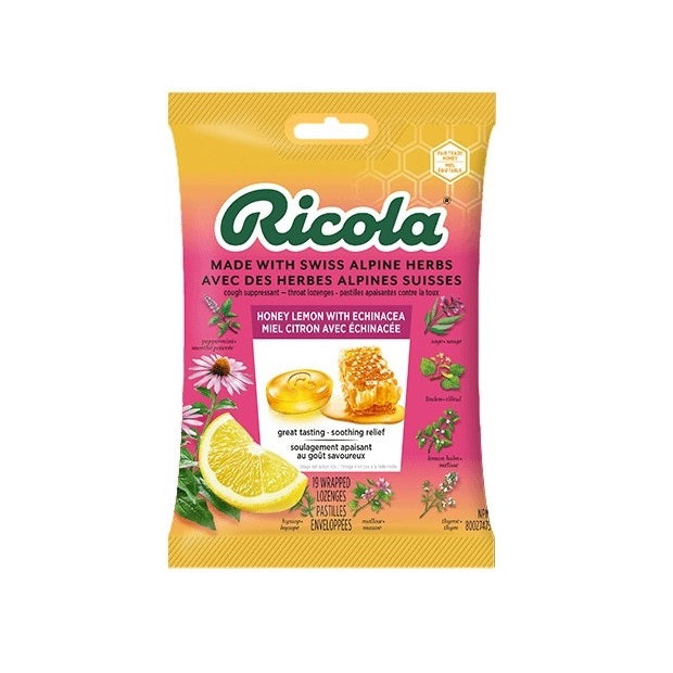 Ricola Honey Lemon with Echinacea Soothing Drops