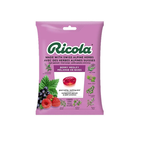 Ricola Swiss Alpine Herbs Berry Medley 45 Drops