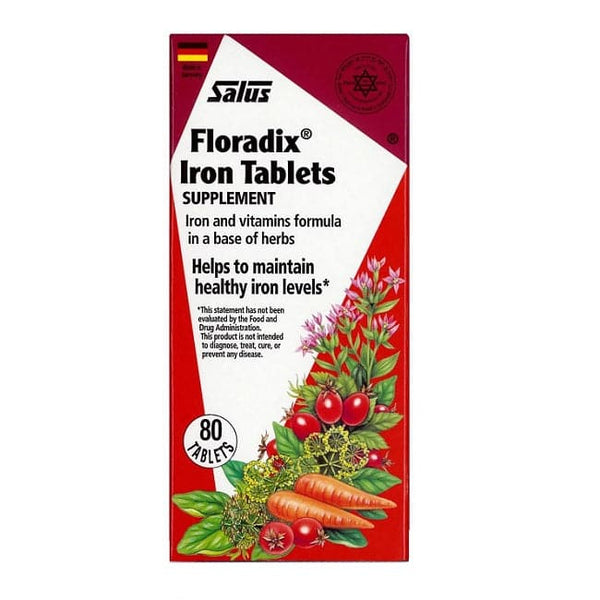 Salus Haus Floradix Iron Tablets 80 Tablets