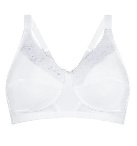 Amoena Nancy Wire-Free Bra - White