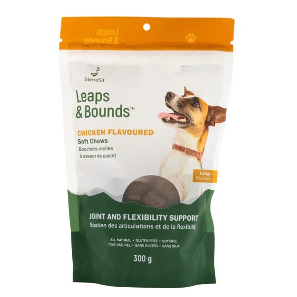 SierraSil Leaps and Bounds Chicken Flavoured Soft Chews for Dogs 100 Count