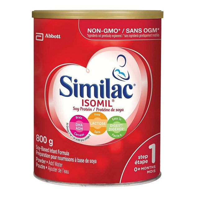 Similac Isomil Soy Infant Formula | 0+ Months 800g