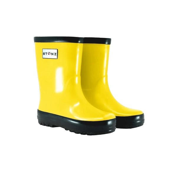 Stonz Rain Boots Yellow (Various Sizes) - HaloHealthcare.com
