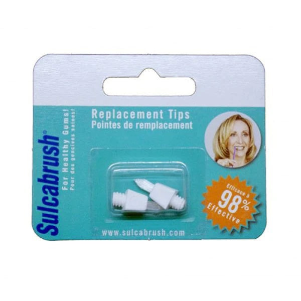 Sulcabrush Replacement Tips 2-Pack