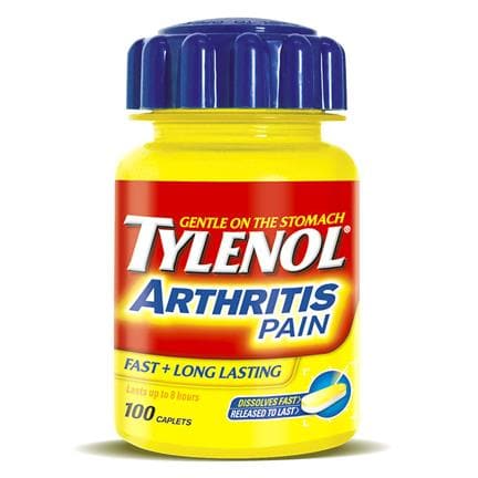 Tylenol Arthritis Pain Easy Open Caplets 650mg 100 Caps - Halohealthcare.com