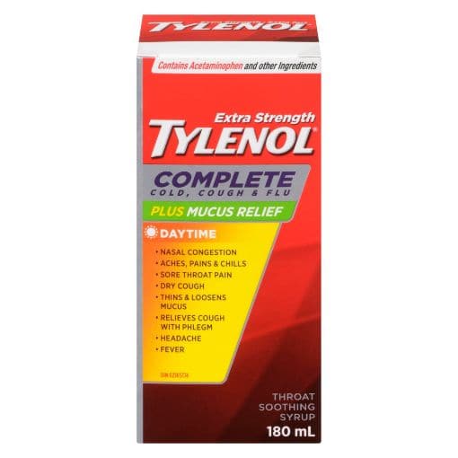 Tylenol Complete Cough Cold Flu Extra Strength (Various Sizes)