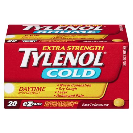 Tylenol Cold Extra Strength Day Tab | Powerful Relief