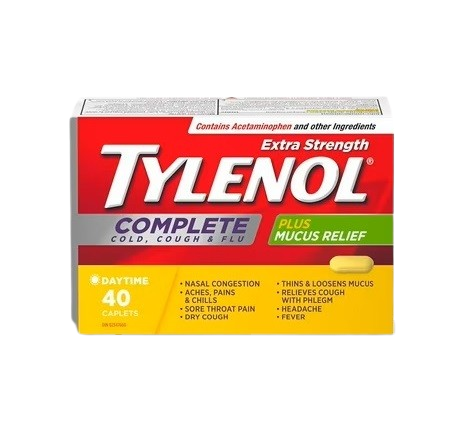 Tylenol Complete Cough Cold Flu (Various Sizes)