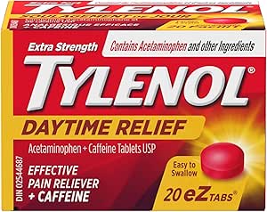 Tylenol Daytime Relief Tabs  20 Tabs - Halohealthcare.com