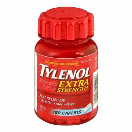 Tylenol Extra Strength 500mg Caplets 150 - Halohealthcare.com