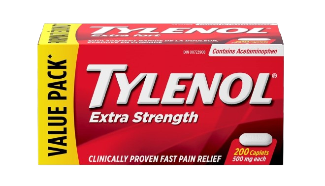 Tylenol Extra Strength 500mg Caplets 200 - Halohealthcare.com