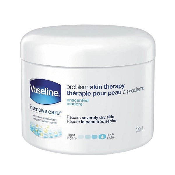 Vaseline Intensive Care Unscented Skin Therapy 220mL