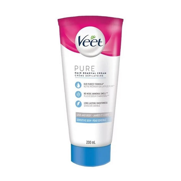 Veet Pure Hair Removal Cream Sensitive Skin 200mL
