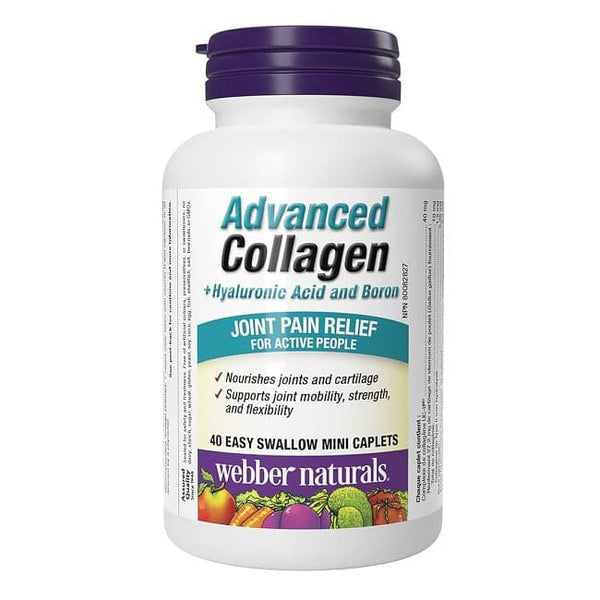 Webber Naturals Advanced Collagen with Hyaluronic Acid & Boron 40 Capsules