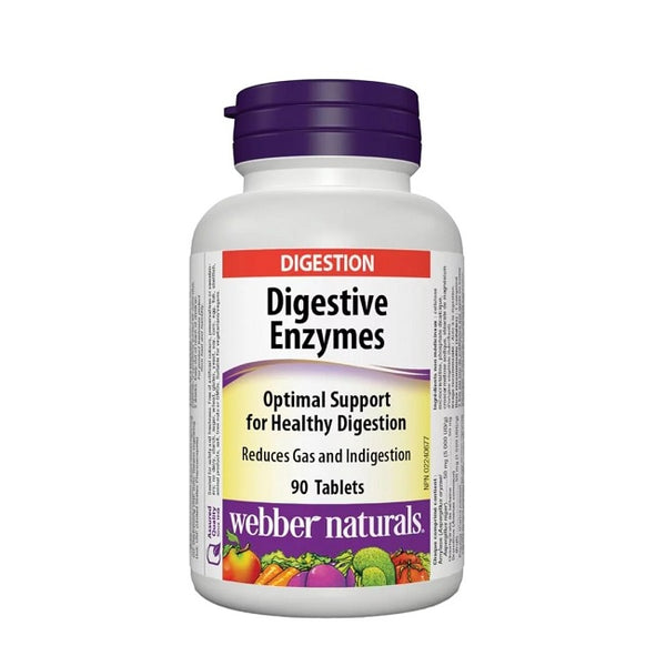 Webber Naturals Digestive Enzymes 90 Tablets