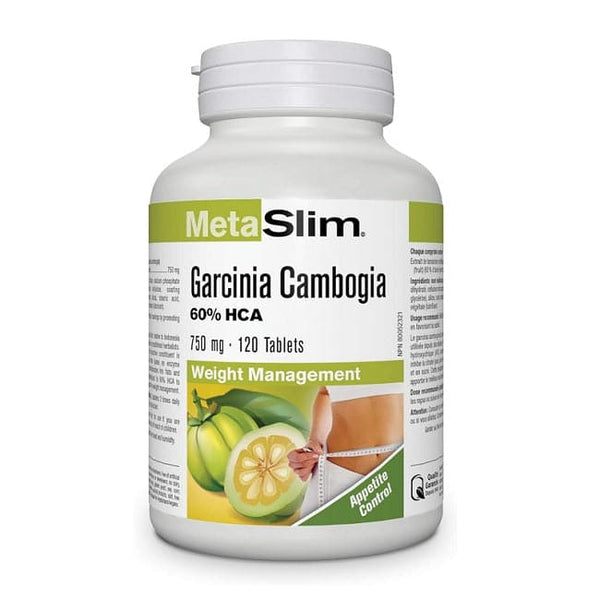 Webber Naturals MetaSlim Garcinia Cambogia 750mg 120 Tablets