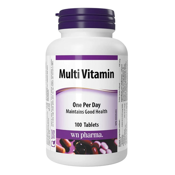 Webber Naturals Multi Vitamin One Per Day 100 Tablets