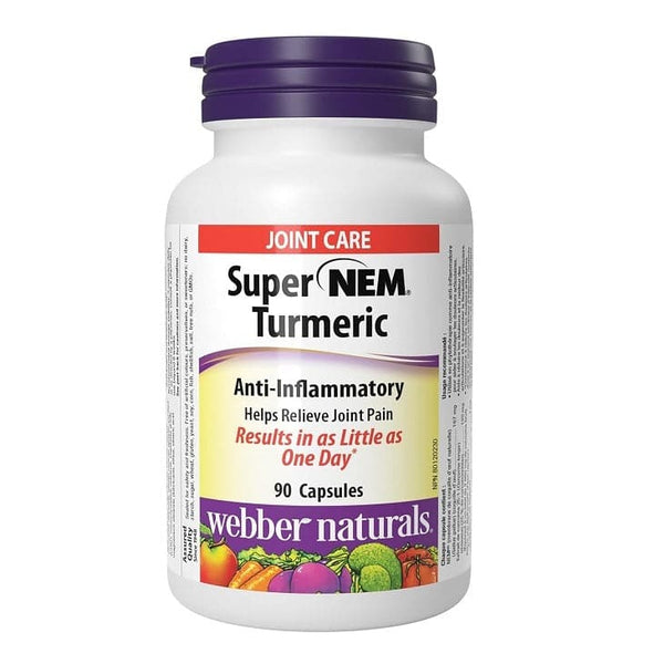 Webber Naturals Super NEM Turmeric 90 Count