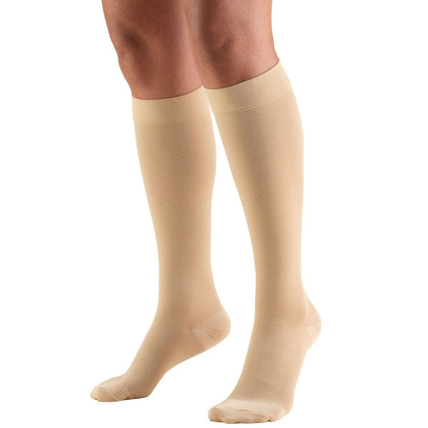 Airway Surgical Truform Compression Stockings Below Knee Closed Toe Unisex 20-30 mmHg