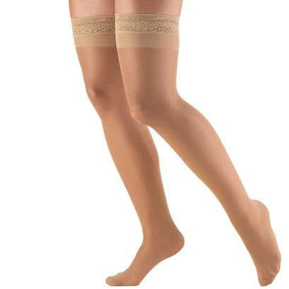 Airway Surgical Truform Women's Thigh High Compression Socks 20-30 mmHg