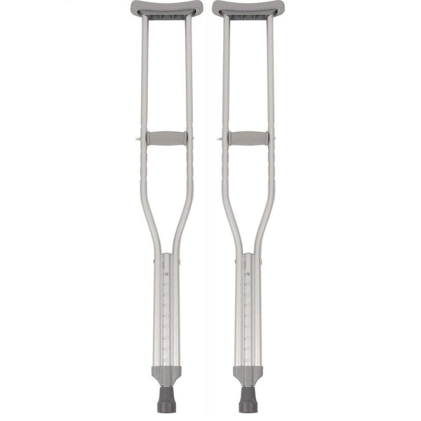 Airway Surgical PCP Adult Tall Push-Button Aluminum Crutches