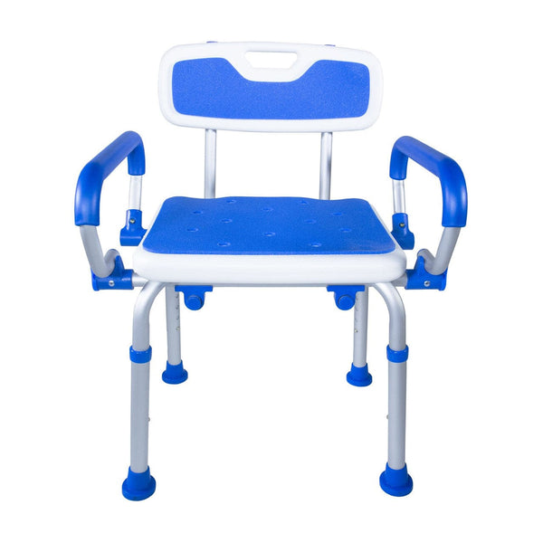 Airway Surgical PCP Padded Bath Safety Seat With Back and Swing Away Arms