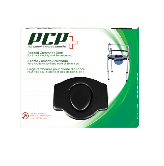 Airway Surgical PCP Padded Commode Seat for 5-in-1 Mobility & Bathroom