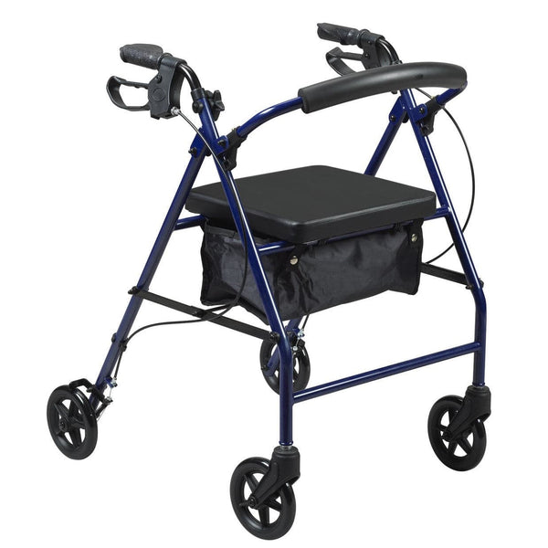 Airway Surgical PCP Rollator with Seat and Curved Backrest
