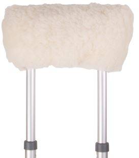Airway Surgical PCP Natural Sheepskin Crutch Covers Set