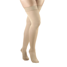 Airway Surgical Truform Ladies' Opaque Hosiery Thigh High 20-30mmHg Closed Toe