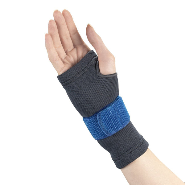 Airway Surgical OTC Wrist Support With Compression Gel Insert And Encircling Strap Charcoal
