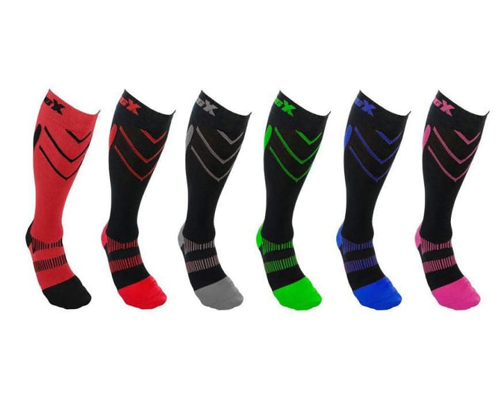 JOBST Sport Knee High 15-20 mmHg Compression Socks, Black/Cool Black, Small
