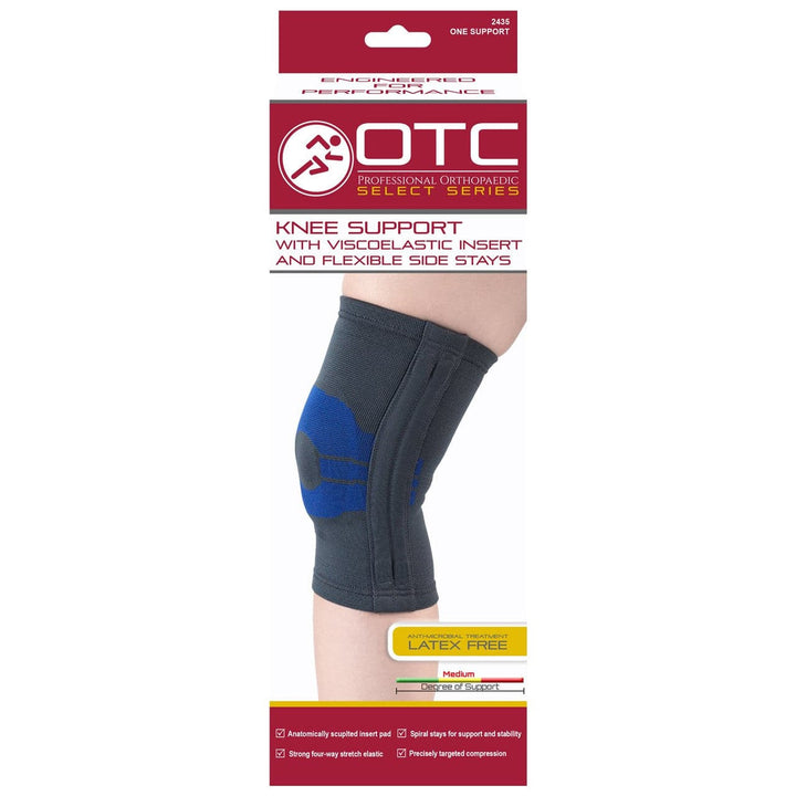Compression Knee Brace Support with Gel Pads and Patella M, L, XL