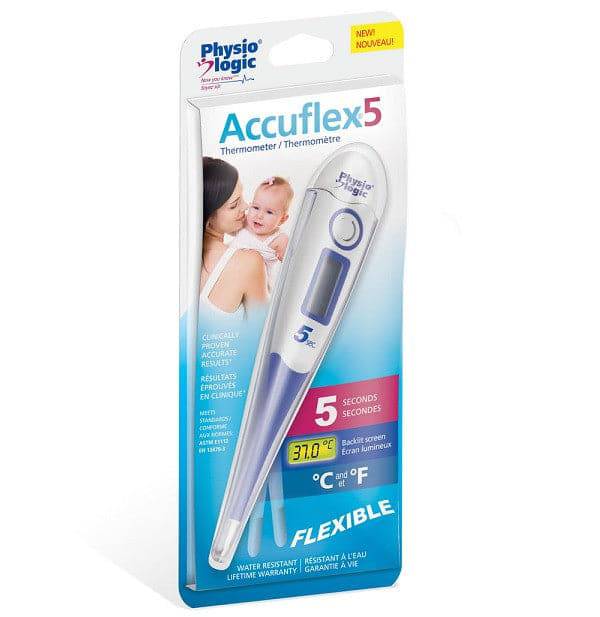 AMG Medical PhysioLogic Accuflex5 Flexible Digital Thermometer - 5 Second