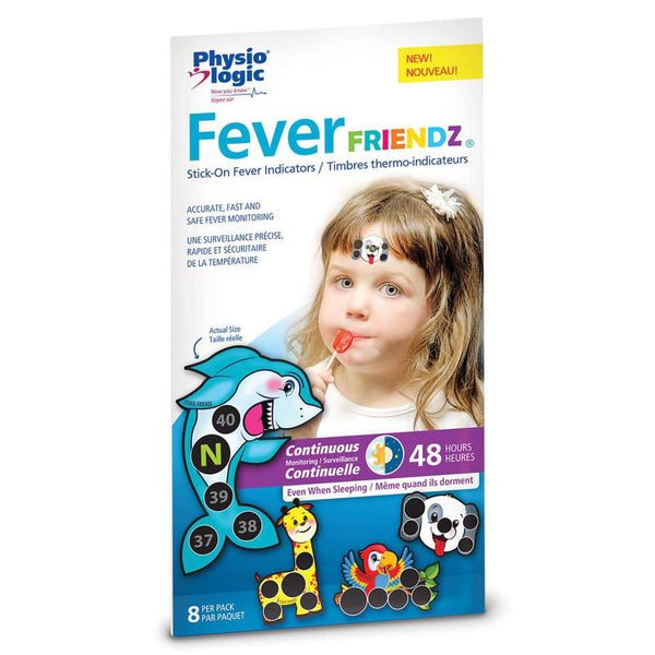 AMG Medical PhysioLogic Fever Friendz Stick-On Fever Indicators 8 per pack