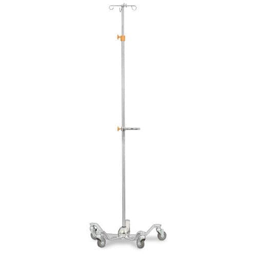 MedPro by AMG Medical 4-Prong Balance IV Stand - Stainless Steel