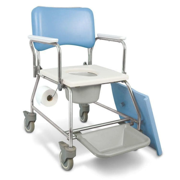 MedPro by AMG Medical AquaCare Shower Commode with Swivel Armrests