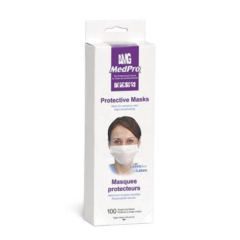 MedPro By AMG Medical Protective Masks Latex Free Box of 100