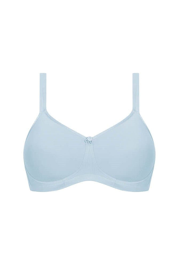 Amoena Mara Padded Soft Cup Mastectomy Bra Light Blue