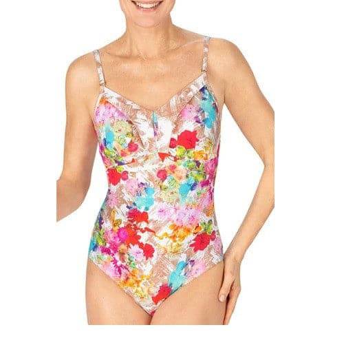 Amoena Floral Breeze One-Piece Swimsuit - Multi Batik Flowers