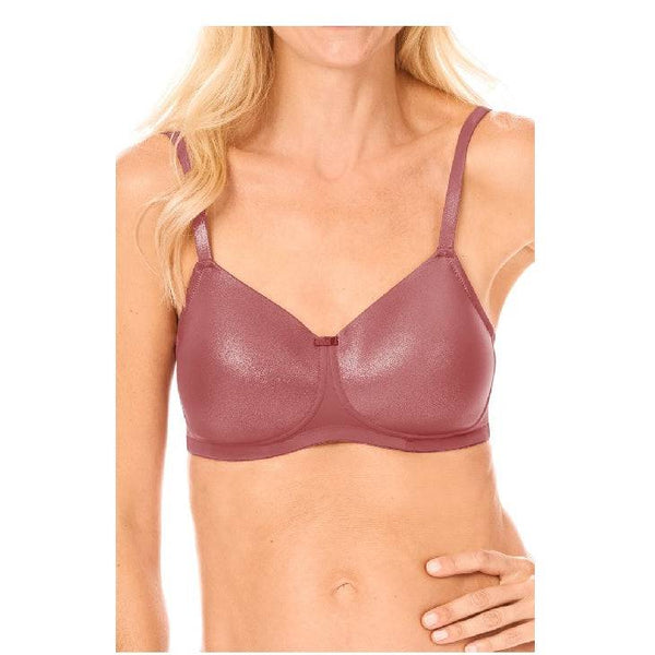 Amoena Ivy Wire Free Padded Bra Sparkly Rouge