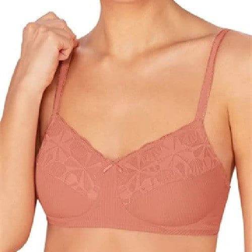 Amoena Natural Moment Wire-Free Bra - Faded Rose
